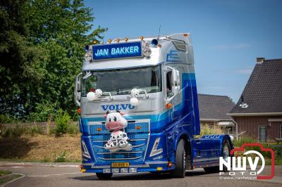 TruckRun Noord West Veluwe. Vrachtwagens Beleving en Sfeer vanaf het Jan Bakker terrein in Wezep. - © NWVFoto.nl