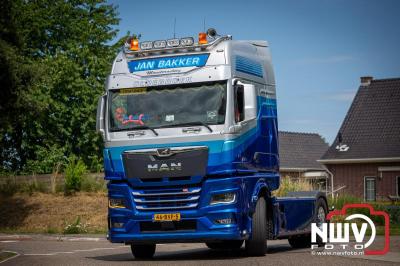 TruckRun Noord West Veluwe. Vrachtwagens Beleving en Sfeer vanaf het Jan Bakker terrein in Wezep. - © NWVFoto.nl