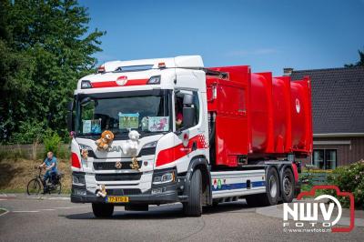 TruckRun Noord West Veluwe. Vrachtwagens Beleving en Sfeer vanaf het Jan Bakker terrein in Wezep. - © NWVFoto.nl