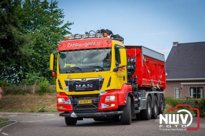TruckRun Noord West Veluwe. Vrachtwagens Beleving en Sfeer vanaf het Jan Bakker terrein in Wezep. - © NWVFoto.nl