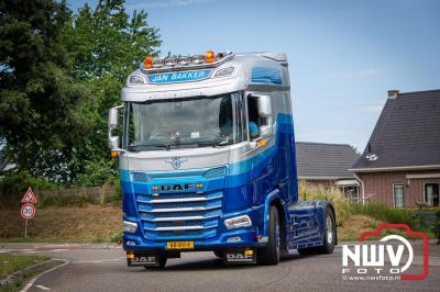 TruckRun Noord West Veluwe. Vrachtwagens Beleving en Sfeer vanaf het Jan Bakker terrein in Wezep. - © NWVFoto.nl