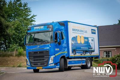 TruckRun Noord West Veluwe. Vrachtwagens Beleving en Sfeer vanaf het Jan Bakker terrein in Wezep. - © NWVFoto.nl