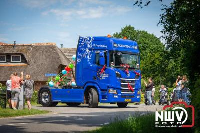 TruckRun Noord West Veluwe. Vrachtwagens Beleving en Sfeer vanaf het Jan Bakker terrein in Wezep. - © NWVFoto.nl