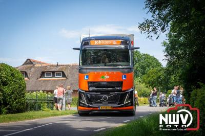 TruckRun Noord West Veluwe. Vrachtwagens Beleving en Sfeer vanaf het Jan Bakker terrein in Wezep. - © NWVFoto.nl