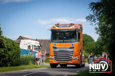 TruckRun Noord West Veluwe. Vrachtwagens Beleving en Sfeer vanaf het Jan Bakker terrein in Wezep. - © NWVFoto.nl