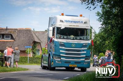 TruckRun Noord West Veluwe. Vrachtwagens Beleving en Sfeer vanaf het Jan Bakker terrein in Wezep. - © NWVFoto.nl