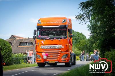 TruckRun Noord West Veluwe. Vrachtwagens Beleving en Sfeer vanaf het Jan Bakker terrein in Wezep. - © NWVFoto.nl