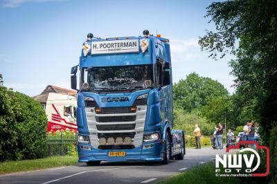 TruckRun Noord West Veluwe. Vrachtwagens Beleving en Sfeer vanaf het Jan Bakker terrein in Wezep. - © NWVFoto.nl