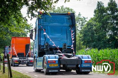 TruckRun Noord West Veluwe. Vrachtwagens Beleving en Sfeer vanaf het Jan Bakker terrein in Wezep. - © NWVFoto.nl