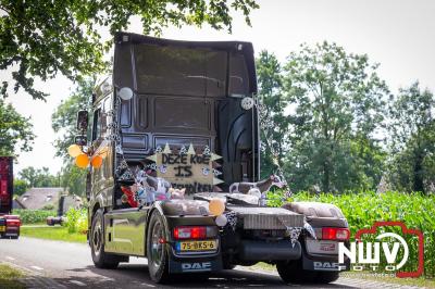 TruckRun Noord West Veluwe. Vrachtwagens Beleving en Sfeer vanaf het Jan Bakker terrein in Wezep. - © NWVFoto.nl