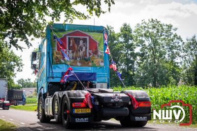 TruckRun Noord West Veluwe. Vrachtwagens Beleving en Sfeer vanaf het Jan Bakker terrein in Wezep. - © NWVFoto.nl