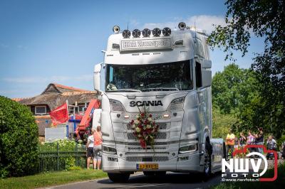 TruckRun Noord West Veluwe. Vrachtwagens Beleving en Sfeer vanaf het Jan Bakker terrein in Wezep. - © NWVFoto.nl