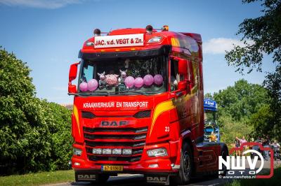 TruckRun Noord West Veluwe. Vrachtwagens Beleving en Sfeer vanaf het Jan Bakker terrein in Wezep. - © NWVFoto.nl
