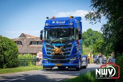 TruckRun Noord West Veluwe. Vrachtwagens Beleving en Sfeer vanaf het Jan Bakker terrein in Wezep. - © NWVFoto.nl