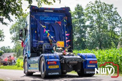 TruckRun Noord West Veluwe. Vrachtwagens Beleving en Sfeer vanaf het Jan Bakker terrein in Wezep. - © NWVFoto.nl