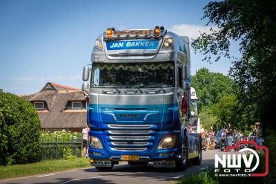TruckRun Noord West Veluwe. Vrachtwagens Beleving en Sfeer vanaf het Jan Bakker terrein in Wezep. - © NWVFoto.nl