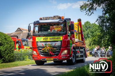 TruckRun Noord West Veluwe. Vrachtwagens Beleving en Sfeer vanaf het Jan Bakker terrein in Wezep. - © NWVFoto.nl
