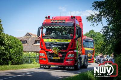TruckRun Noord West Veluwe. Vrachtwagens Beleving en Sfeer vanaf het Jan Bakker terrein in Wezep. - © NWVFoto.nl