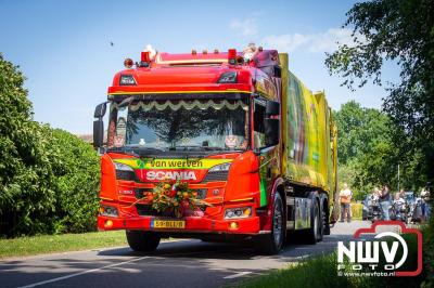 TruckRun Noord West Veluwe. Vrachtwagens Beleving en Sfeer vanaf het Jan Bakker terrein in Wezep. - © NWVFoto.nl