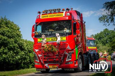 TruckRun Noord West Veluwe. Vrachtwagens Beleving en Sfeer vanaf het Jan Bakker terrein in Wezep. - © NWVFoto.nl