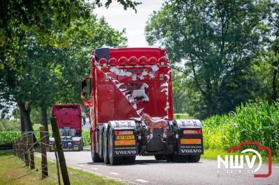 TruckRun Noord West Veluwe. Vrachtwagens Beleving en Sfeer vanaf het Jan Bakker terrein in Wezep. - © NWVFoto.nl