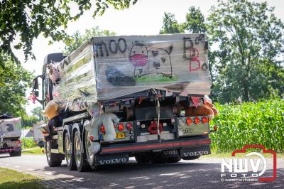 TruckRun Noord West Veluwe. Vrachtwagens Beleving en Sfeer vanaf het Jan Bakker terrein in Wezep. - © NWVFoto.nl