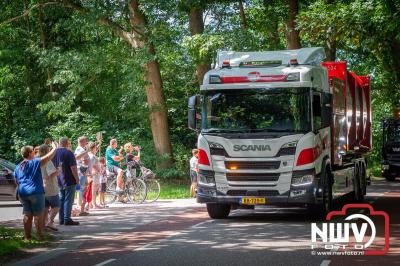 TruckRun Noord West Veluwe. Vrachtwagens Beleving en Sfeer vanaf het Jan Bakker terrein in Wezep. - © NWVFoto.nl