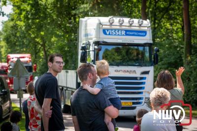 TruckRun Noord West Veluwe. Vrachtwagens Beleving en Sfeer vanaf het Jan Bakker terrein in Wezep. - © NWVFoto.nl