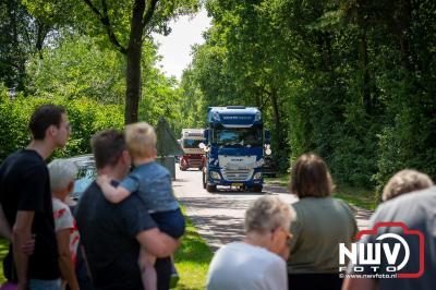 TruckRun Noord West Veluwe. Vrachtwagens Beleving en Sfeer vanaf het Jan Bakker terrein in Wezep. - © NWVFoto.nl