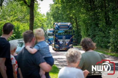 TruckRun Noord West Veluwe. Vrachtwagens Beleving en Sfeer vanaf het Jan Bakker terrein in Wezep. - © NWVFoto.nl