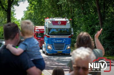 TruckRun Noord West Veluwe. Vrachtwagens Beleving en Sfeer vanaf het Jan Bakker terrein in Wezep. - © NWVFoto.nl