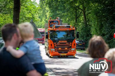 TruckRun Noord West Veluwe. Vrachtwagens Beleving en Sfeer vanaf het Jan Bakker terrein in Wezep. - © NWVFoto.nl