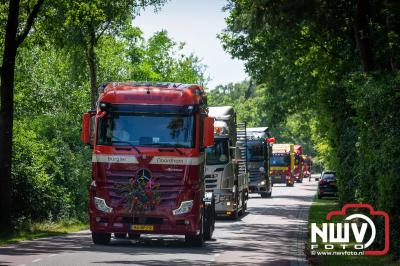 TruckRun Noord West Veluwe. Vrachtwagens Beleving en Sfeer vanaf het Jan Bakker terrein in Wezep. - © NWVFoto.nl