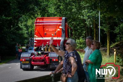 TruckRun Noord West Veluwe. Vrachtwagens Beleving en Sfeer vanaf het Jan Bakker terrein in Wezep. - © NWVFoto.nl