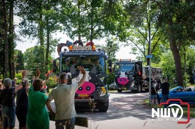 TruckRun Noord West Veluwe. Vrachtwagens Beleving en Sfeer vanaf het Jan Bakker terrein in Wezep. - © NWVFoto.nl