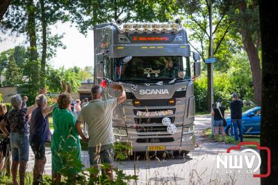 TruckRun Noord West Veluwe. Vrachtwagens Beleving en Sfeer vanaf het Jan Bakker terrein in Wezep. - © NWVFoto.nl