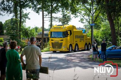 TruckRun Noord West Veluwe. Vrachtwagens Beleving en Sfeer vanaf het Jan Bakker terrein in Wezep. - © NWVFoto.nl