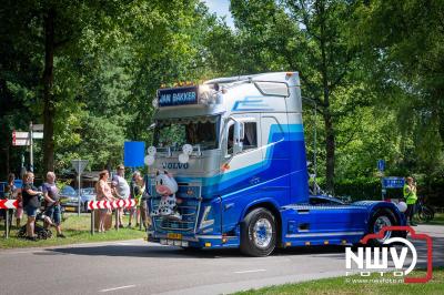 TruckRun Noord West Veluwe. Vrachtwagens Beleving en Sfeer vanaf het Jan Bakker terrein in Wezep. - © NWVFoto.nl