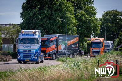 TruckRun Noord West Veluwe. Vrachtwagens Beleving en Sfeer vanaf het Jan Bakker terrein in Wezep. - © NWVFoto.nl