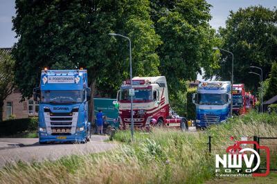 TruckRun Noord West Veluwe. Vrachtwagens Beleving en Sfeer vanaf het Jan Bakker terrein in Wezep. - © NWVFoto.nl
