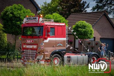 TruckRun Noord West Veluwe. Vrachtwagens Beleving en Sfeer vanaf het Jan Bakker terrein in Wezep. - © NWVFoto.nl