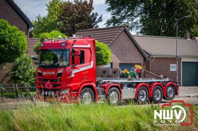 TruckRun Noord West Veluwe. Vrachtwagens Beleving en Sfeer vanaf het Jan Bakker terrein in Wezep. - © NWVFoto.nl