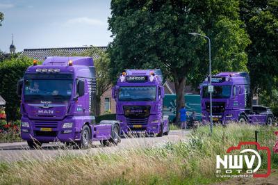 TruckRun Noord West Veluwe. Vrachtwagens Beleving en Sfeer vanaf het Jan Bakker terrein in Wezep. - © NWVFoto.nl