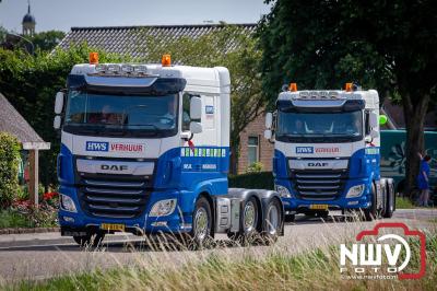 TruckRun Noord West Veluwe. Vrachtwagens Beleving en Sfeer vanaf het Jan Bakker terrein in Wezep. - © NWVFoto.nl