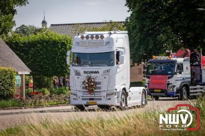 TruckRun Noord West Veluwe. Vrachtwagens Beleving en Sfeer vanaf het Jan Bakker terrein in Wezep. - © NWVFoto.nl