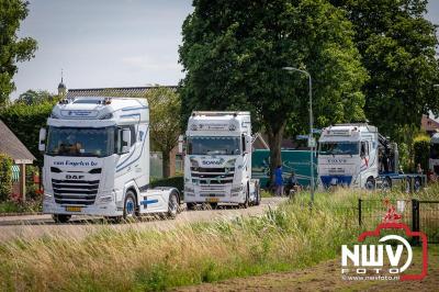 TruckRun Noord West Veluwe. Vrachtwagens Beleving en Sfeer vanaf het Jan Bakker terrein in Wezep. - © NWVFoto.nl