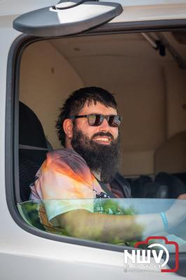 TruckRun Noord West Veluwe. Vrachtwagens Beleving en Sfeer vanaf het Jan Bakker terrein in Wezep. - © NWVFoto.nl