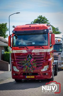 TruckRun Noord West Veluwe. Vrachtwagens Beleving en Sfeer vanaf het Jan Bakker terrein in Wezep. - © NWVFoto.nl