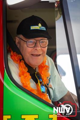 TruckRun Noord West Veluwe. Vrachtwagens Beleving en Sfeer vanaf het Jan Bakker terrein in Wezep. - © NWVFoto.nl
