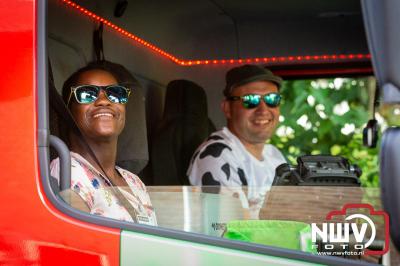 TruckRun Noord West Veluwe. Vrachtwagens Beleving en Sfeer vanaf het Jan Bakker terrein in Wezep. - © NWVFoto.nl